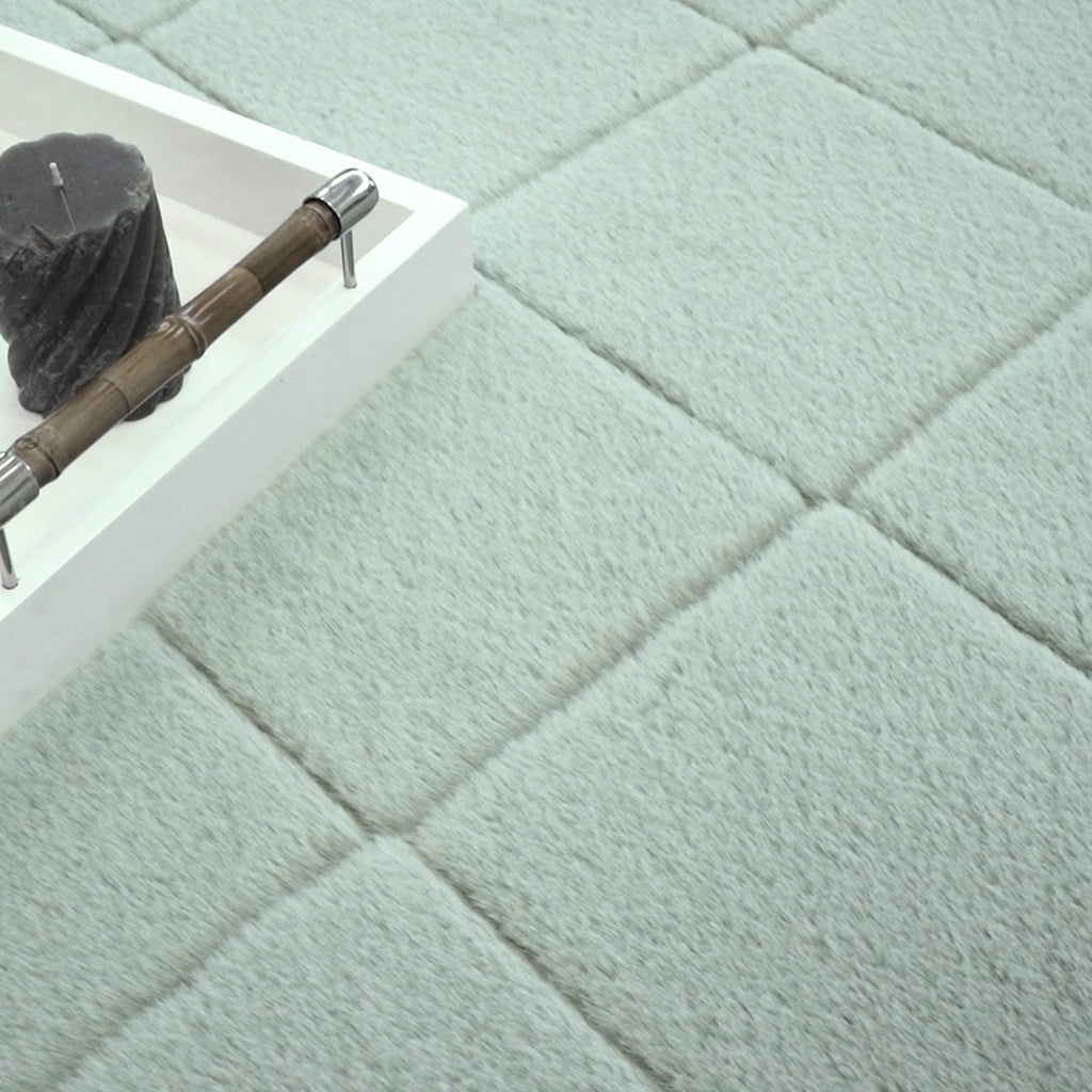 Soft 600 jade-grün, Plüschteppich kuschelig & weich