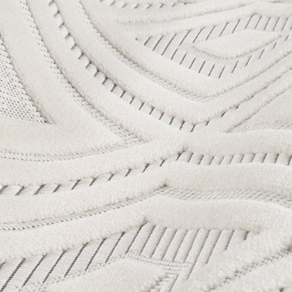 Range 9840 creme hochqualitativer Boho-Designer Teppich, moderne Musterung