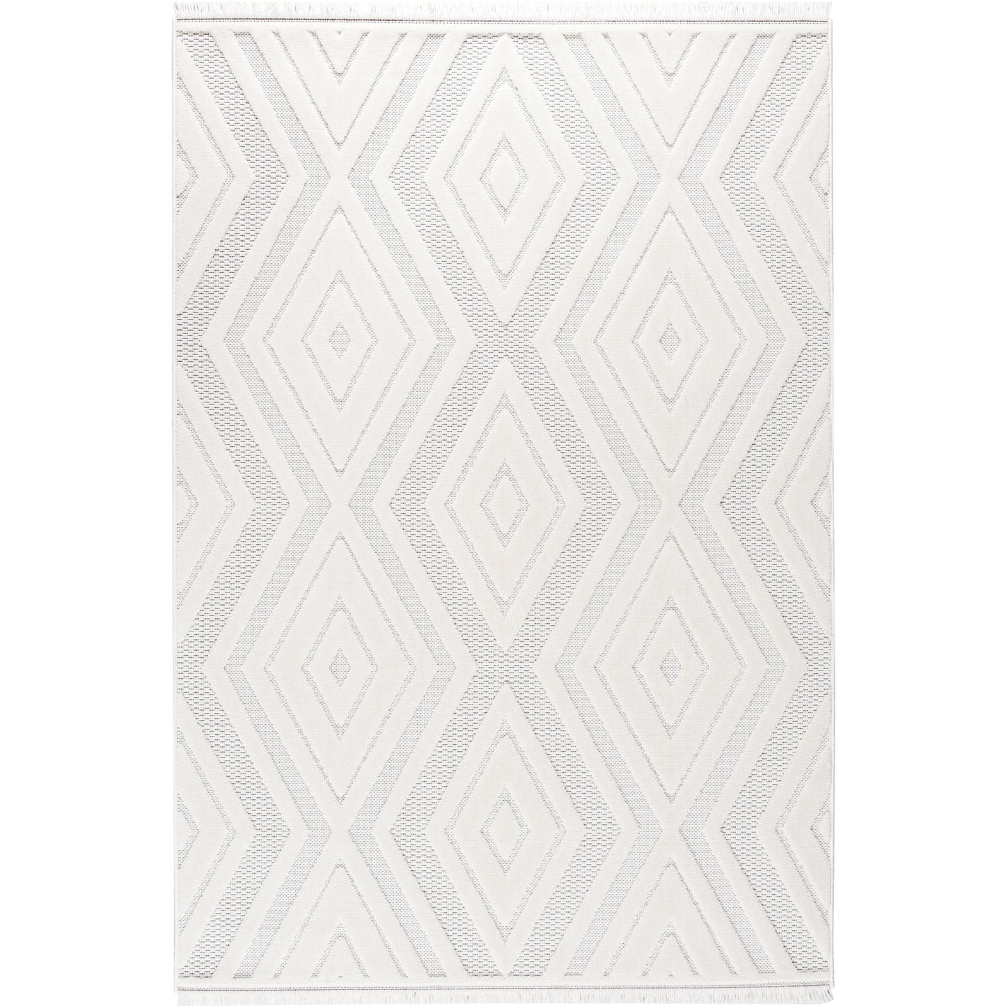Range 9850 creme hochqualitativer Boho-Designer Teppich, moderne Musterung