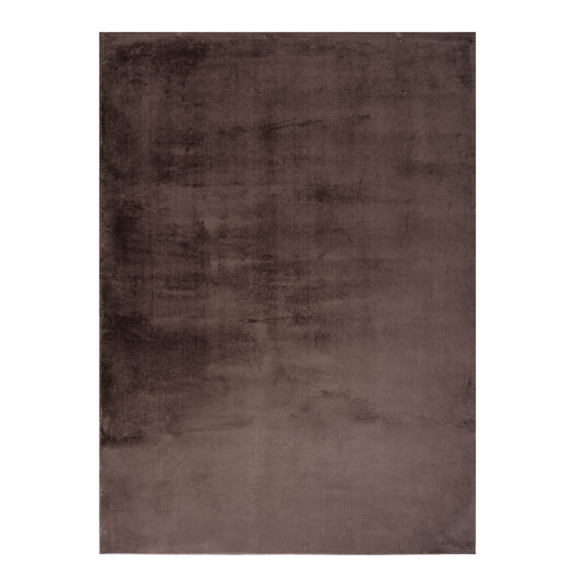 Soft 400 dunkel taupe Plüschteppich kuchelig & weich