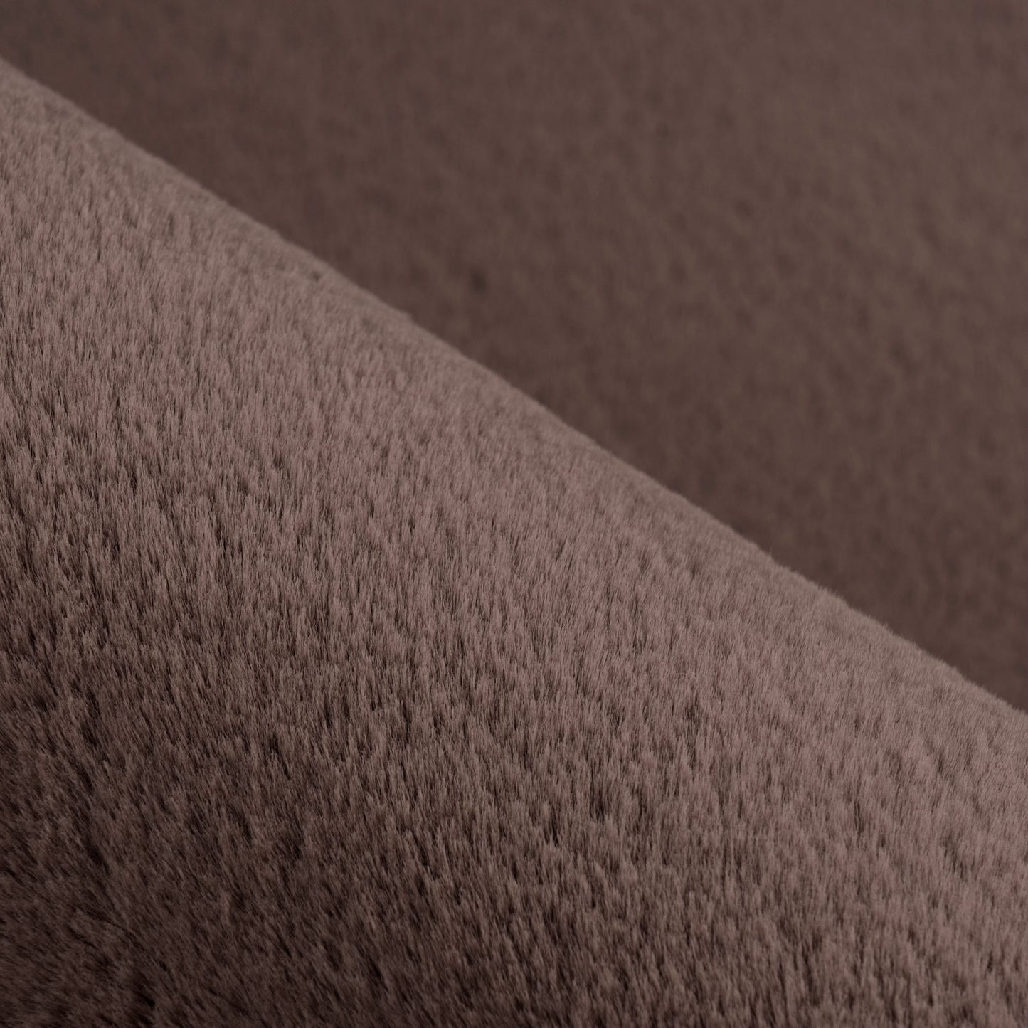 Soft 400 dunkel taupe Plüschteppich kuchelig & weich