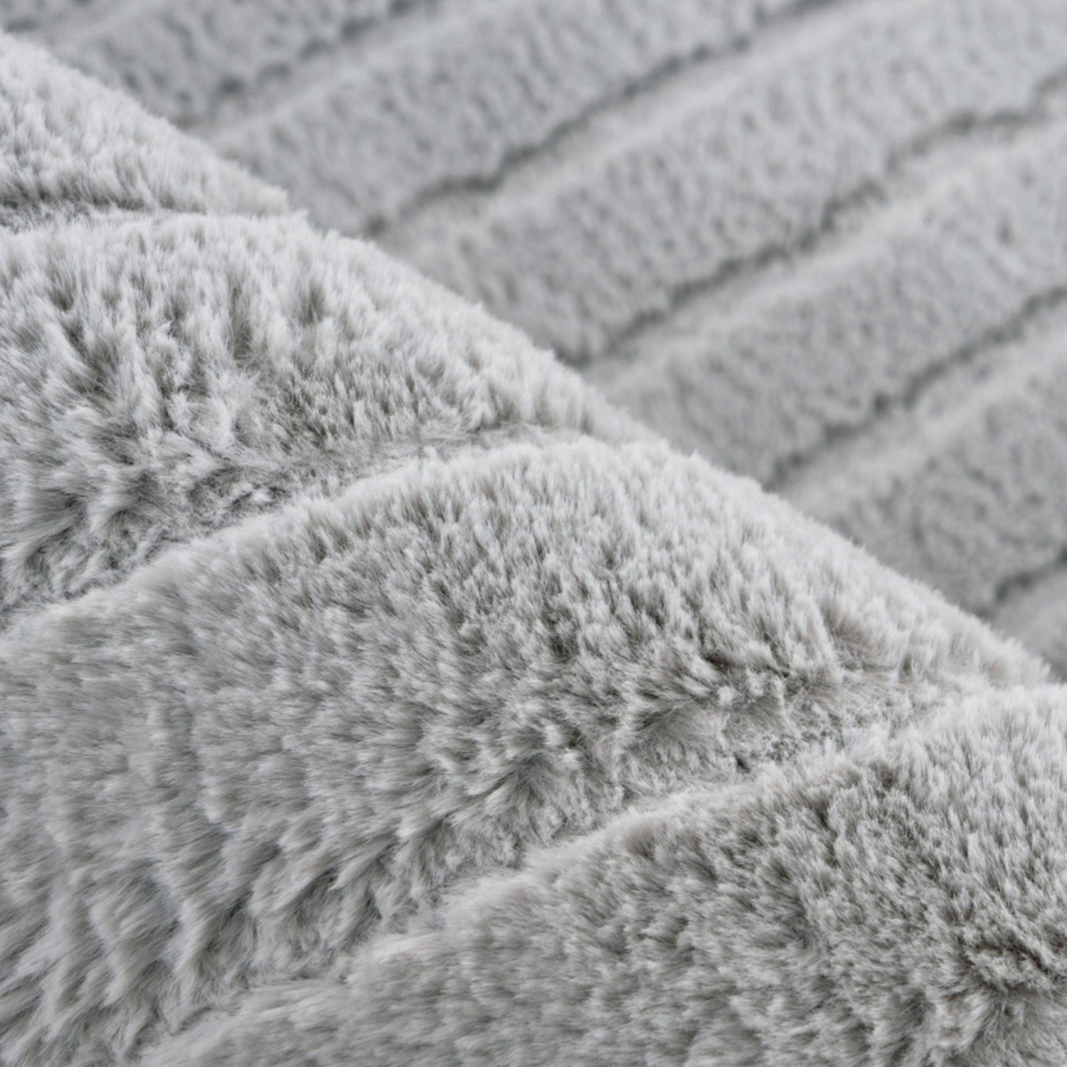 Flora 501 grau weicher Soft-Touch-Flor, kuschelig & weich