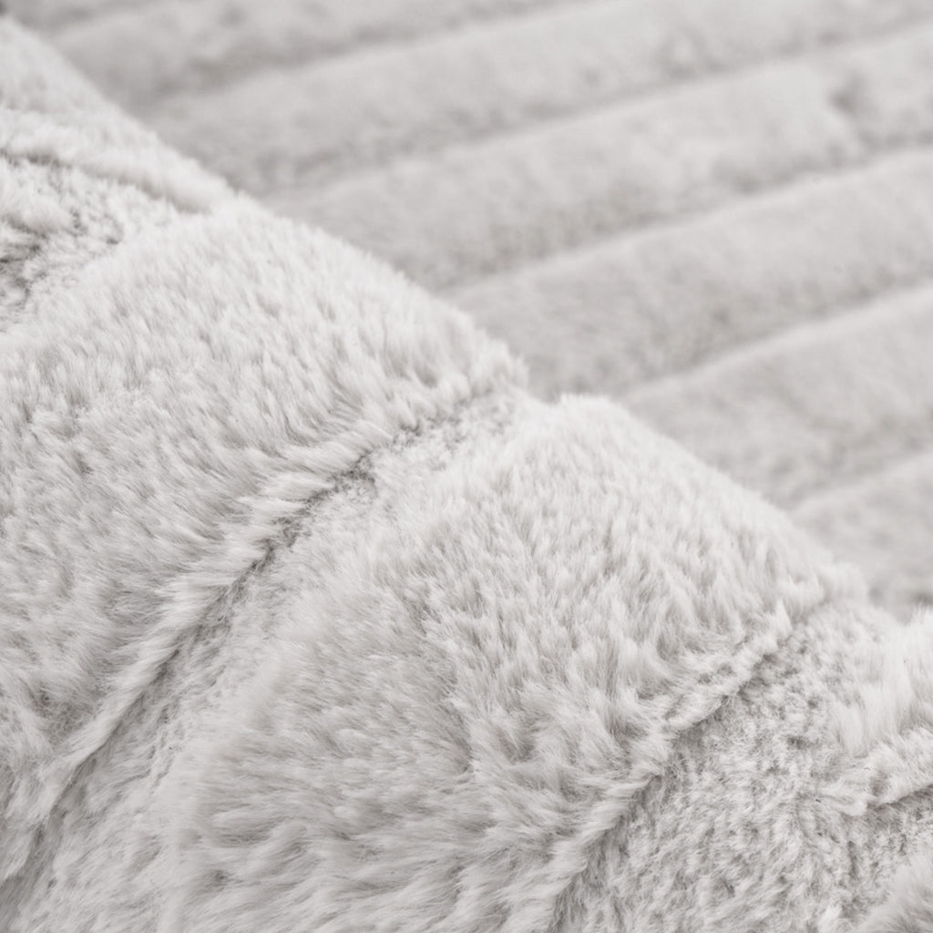 Flora 501 hellgrau-taupe weicher Soft-Touch-Flor, kuschelig & weich