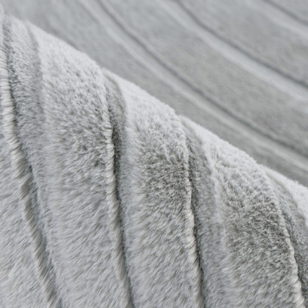 Flora 503 grau weicher Soft-Touch-Flor, kuschelig & weich