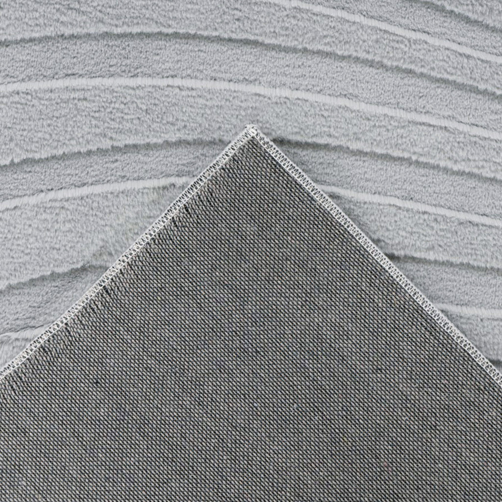 Flora 503 grau weicher Soft-Touch-Flor, kuschelig & weich